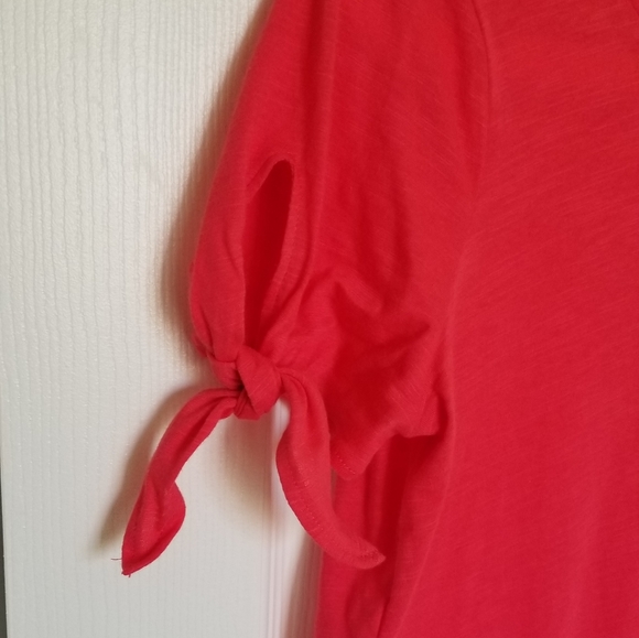 Michael Kors Cotton Tie Sleeves Top - Picture 7 of 10